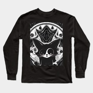 Feline Fantasia: Embark on a Journey into the Enchanting Realm of Cats and Inspiring Artistry Long Sleeve T-Shirt